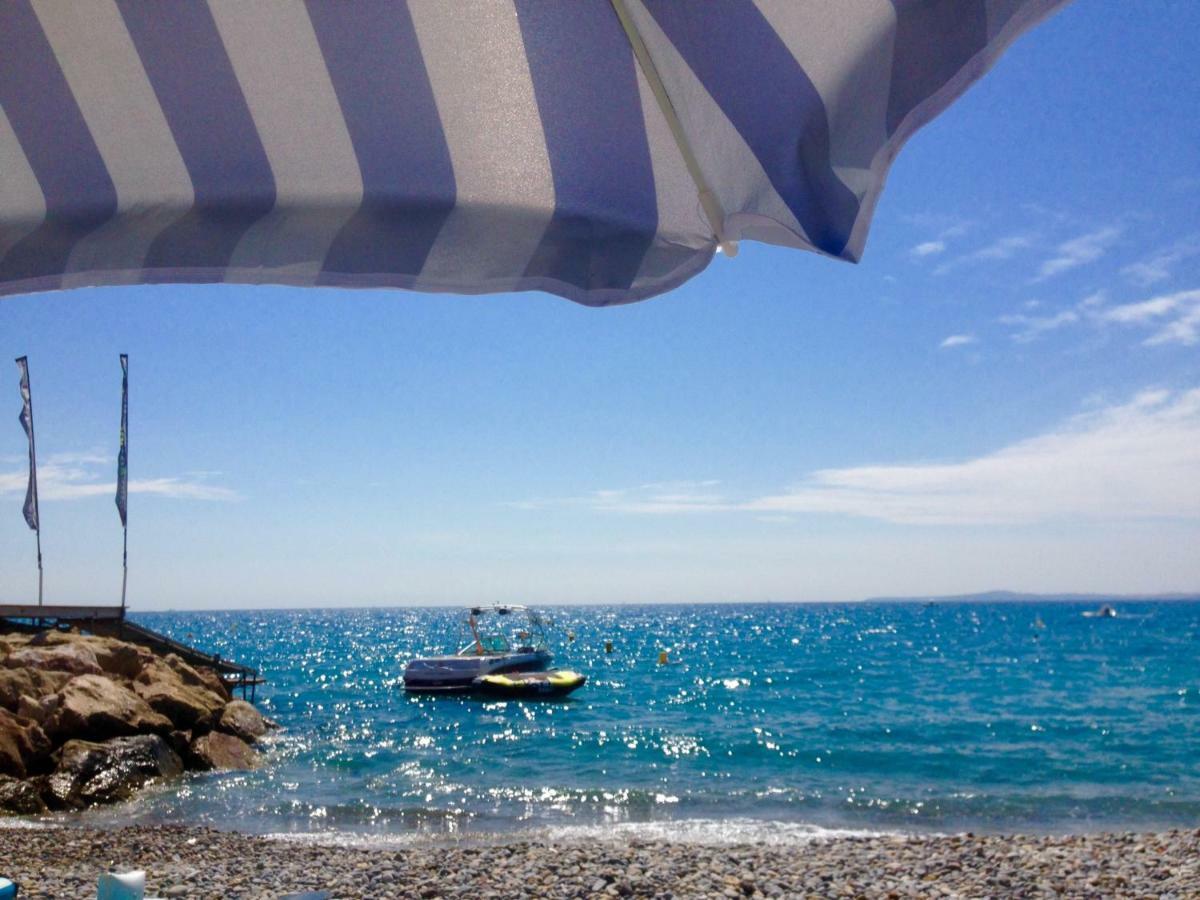 Front Beach Luxury Near Nice Airport Cagnes-sur-Mer Eksteriør billede